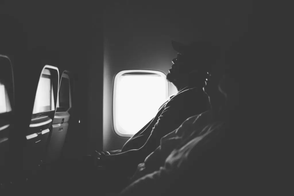 sleep on airplane